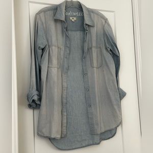 Madewell Light Denim Button-up shirt | size S